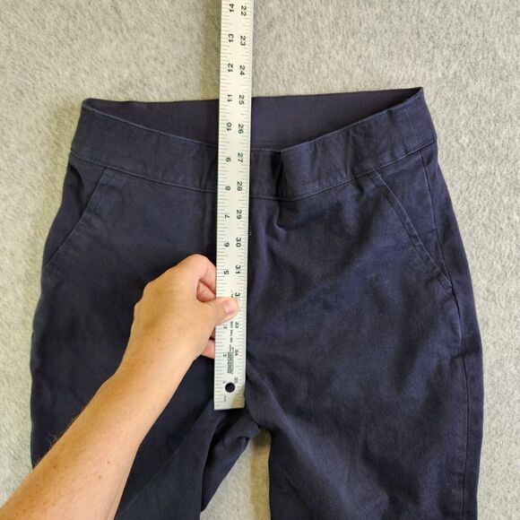Spanx On the Go Kick Flare Pant Womens Extra Small Blue Cropped Slimming Pull On - Picture 8 of 15